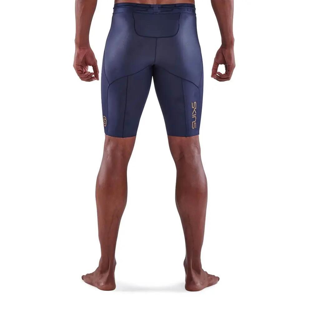 SKINS Series-5 Heren Half Tights - Marineblauw 3/5