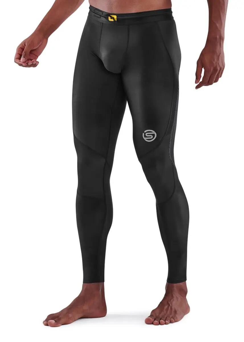 SKINS Mallas largas para hombre Serie 3 (negras) 4/5