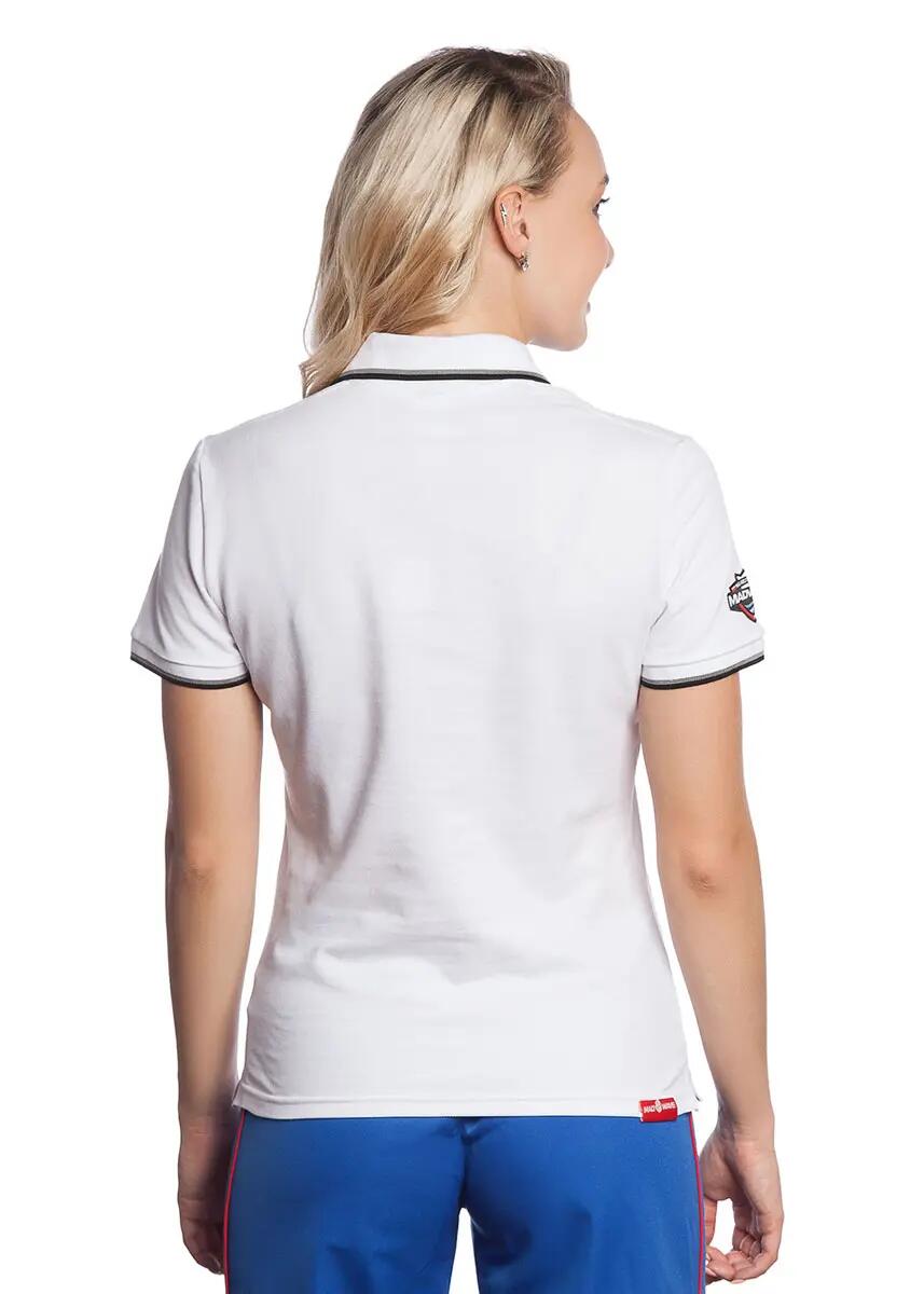 Mad Wave Dames Solid Polo - Wit 2/3