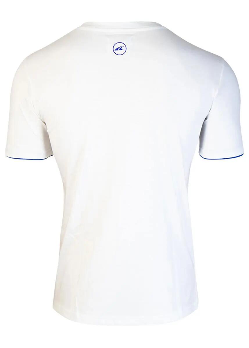 T-shirt Akron New Orleans algodão branco/azul-marinho tamanho S 4/5