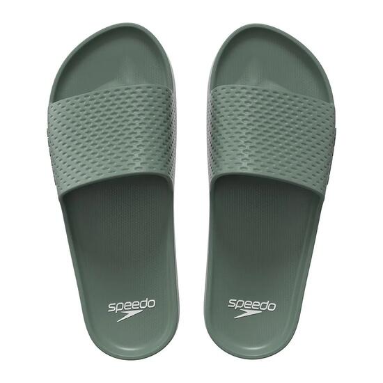 Claquettes Speedo Entry Homme - Vert - UK 11