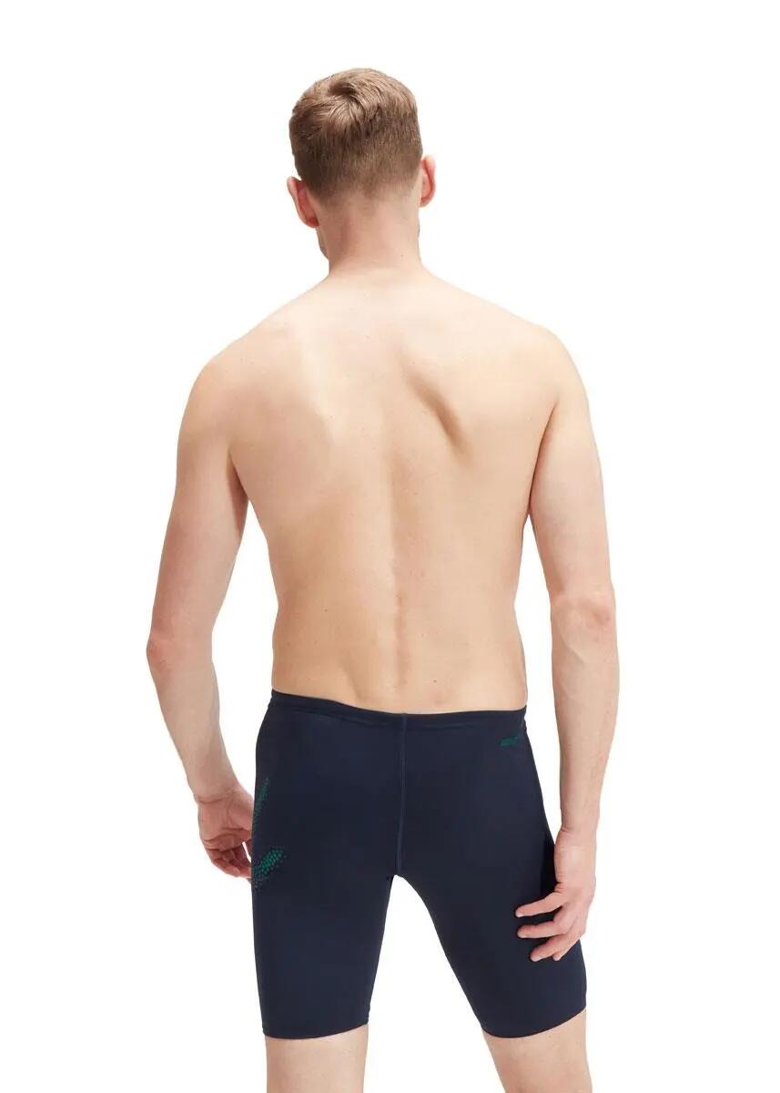 Speedo Hyper Boom Placement Jammer - Azul marinho/Verde selva - UK 26 5/6