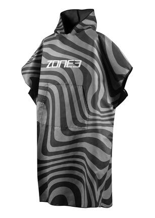 Peignoir de change Zone3 en microfibre - Noir/Gris