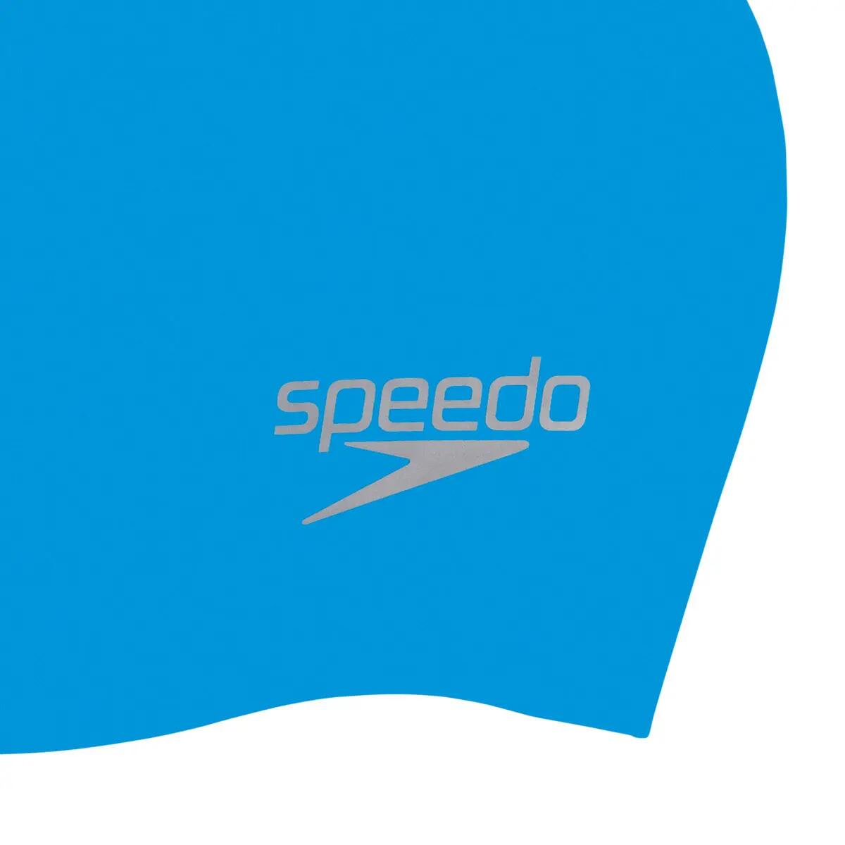 Speedo Silikon-Tankdeckel, schlicht, blau/chrom 2/2