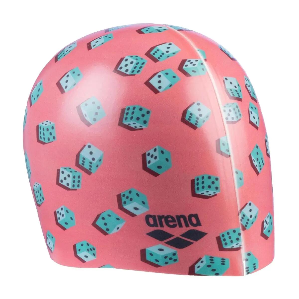 Gorro de natación Arena Dice HD en silicona 4/6