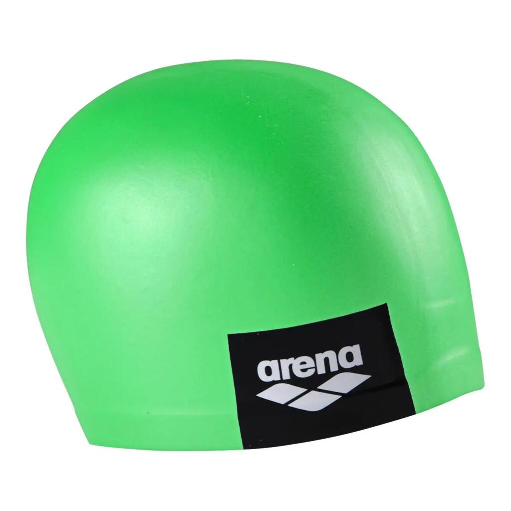 ARENA Moulded Silicone Swim Cap - Pea Green