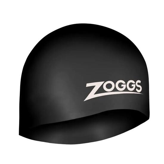 Zoggs Bonnet de bain en silicone Easy Fit - Noir
