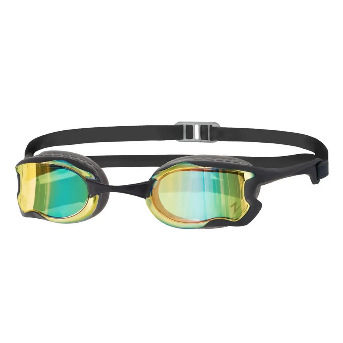 Zoggs Lunettes de natation Raptor Mirror - Gris/Noir/Bleu Mirror 2/5