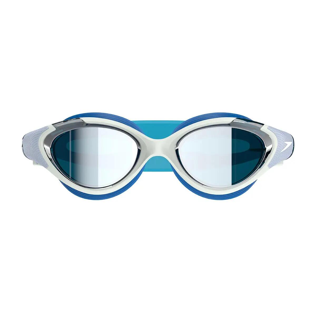Speedo Biofuse 2.0 Lunettes Natation Femme Miroir Melon Miel Clair/Cobalt/Argent 4/5