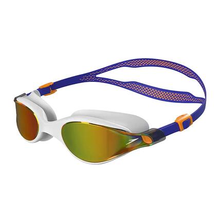 Speedo Vue verspiegelte Skibrille – Weiß/Blau/Orange
