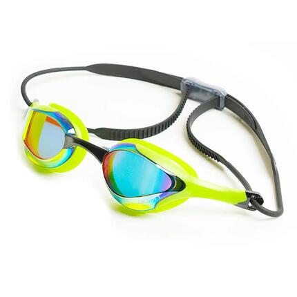 Lunettes de protection Akron Sonic à verres miroirs - Citron vert / Or