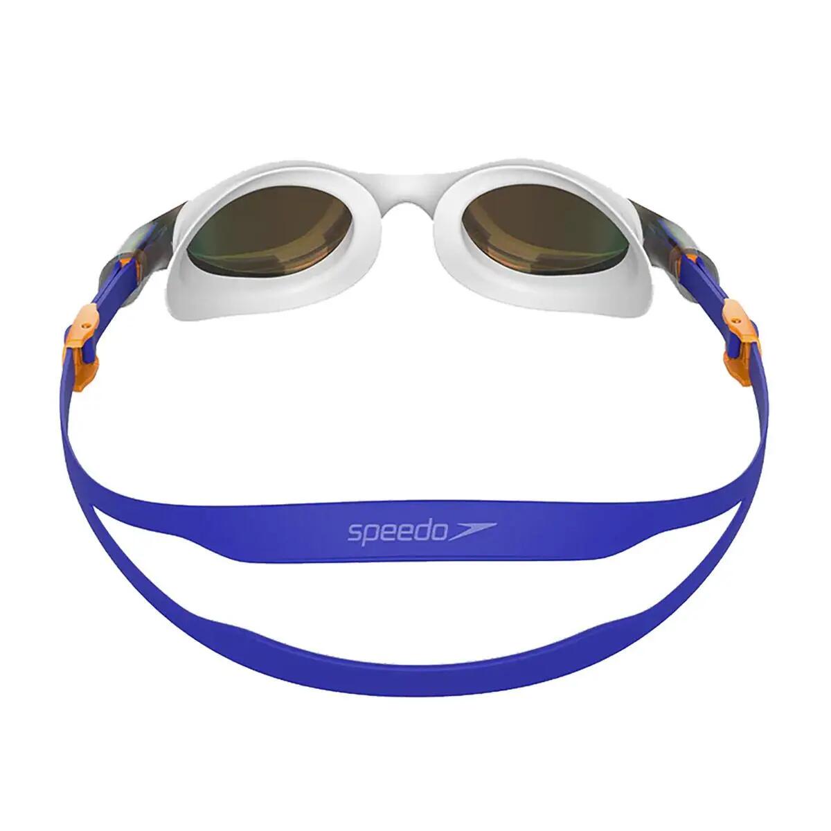 Speedo Vue verspiegelte Skibrille – Weiß/Blau/Orange 5/6