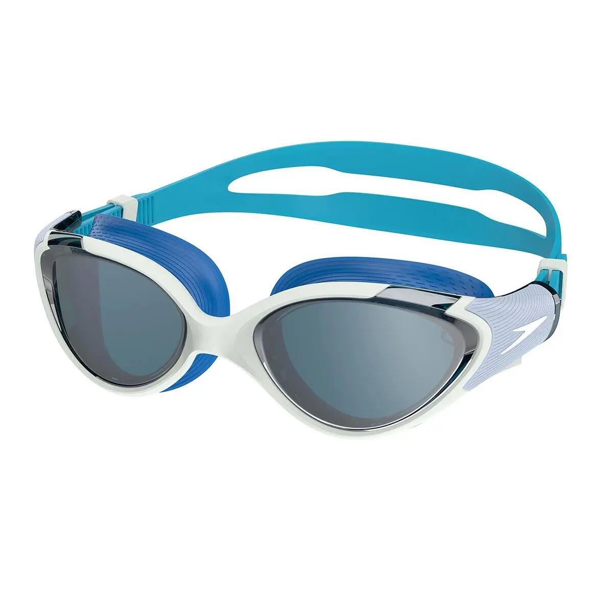Speedo Biofuse 2.0 Lunettes Natation Femme Miroir Melon Miel Clair/Cobalt/Argent 2/5