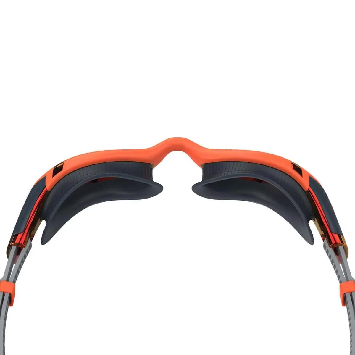 Lunettes de natation Speedo Biofuse 2.0 à verres miroirs - Orange/Gris 3/6