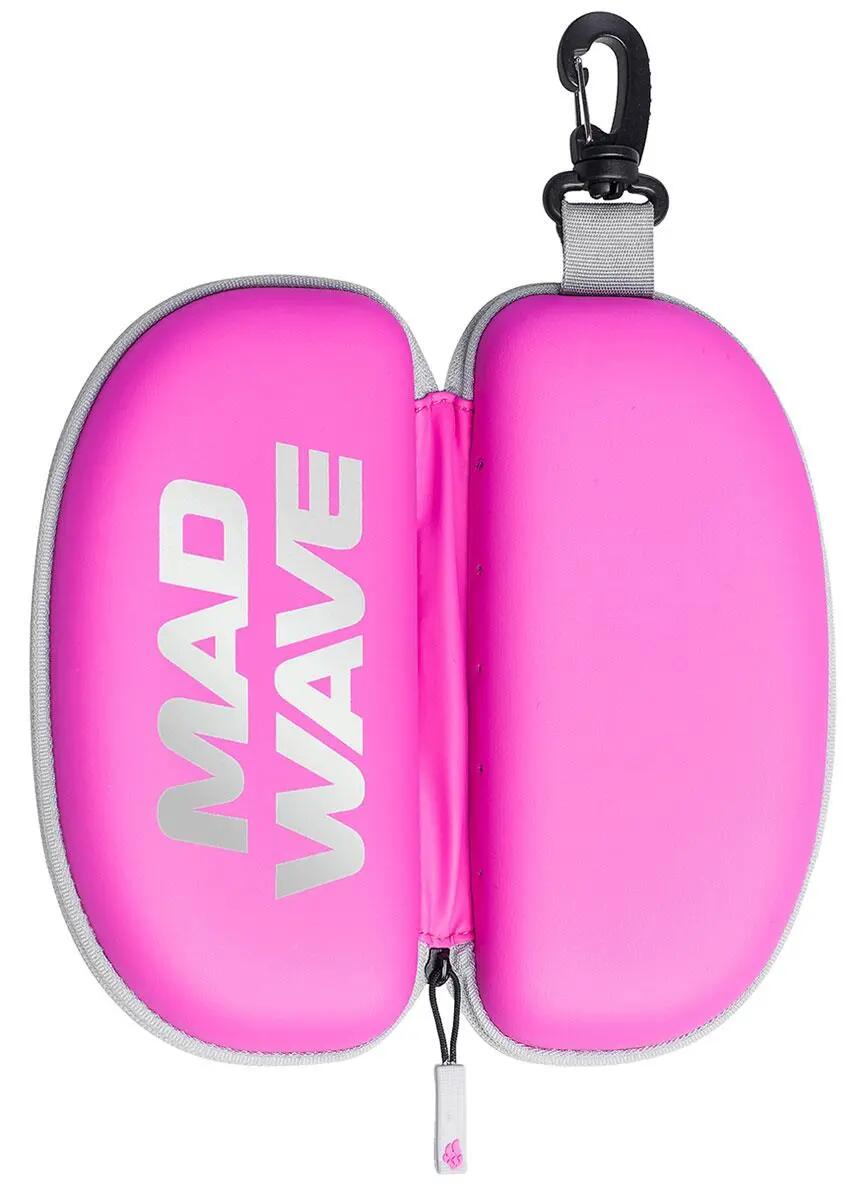 Estojo Mad Wave para óculos de natação Rosa 18 x 9 x 5 cm 3/5