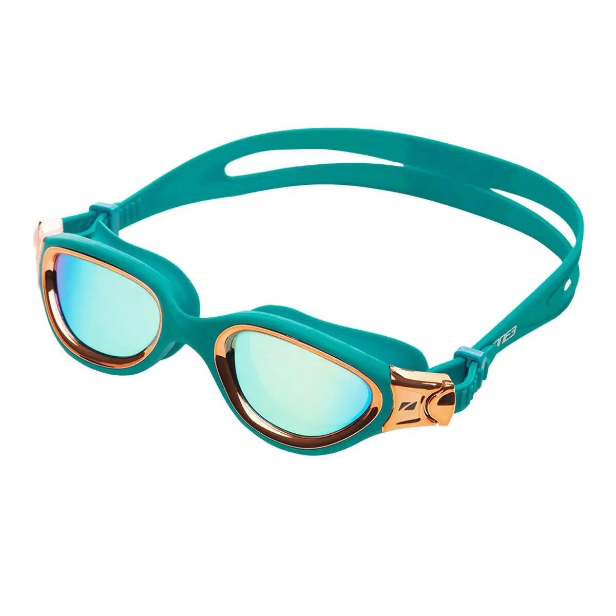 Lunettes de natation polarisées Zone3 Venator-X - Turquoise / Crème / Cuivre