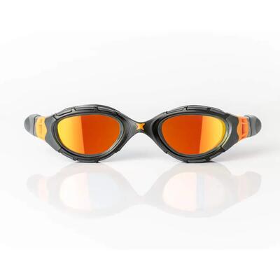 Zoggs predator flex titanium mirrored goggles - blauw