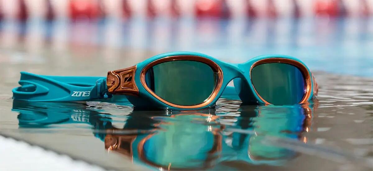 Lunettes de natation polarisées Zone3 Venator-X - Turquoise / Crème / Cuivre 4/7