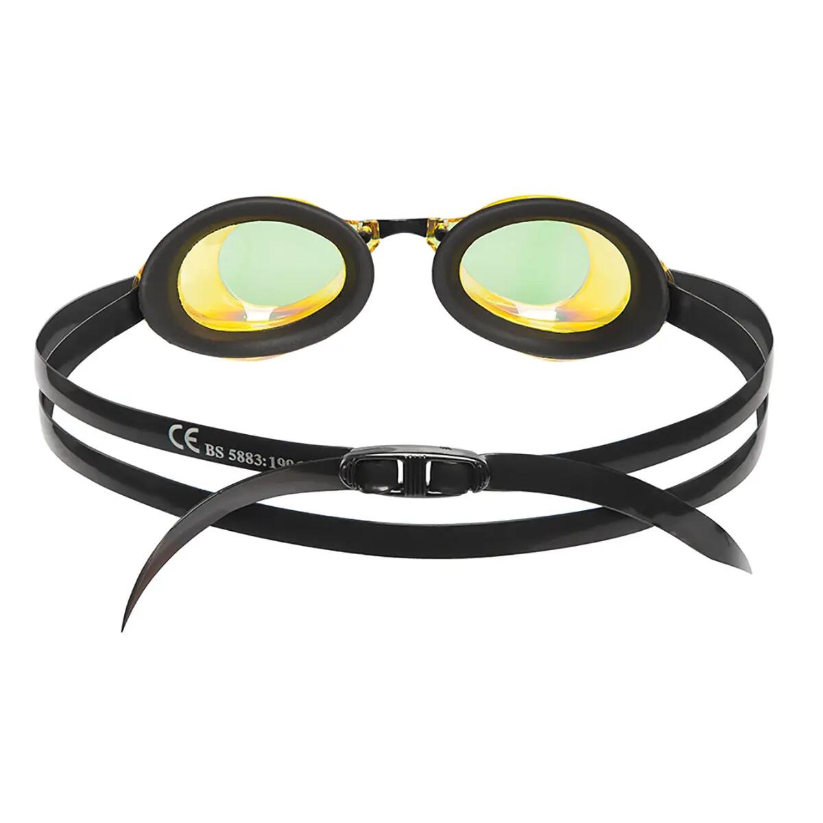 Óculos de proteção Mad Wave Turbo Racer II Arco-íris - Amarelo 2/4