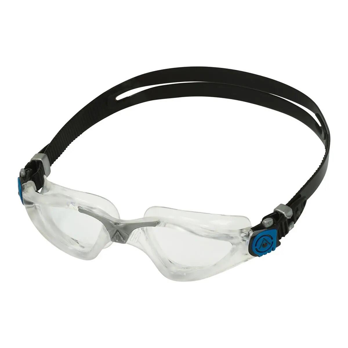 Aquasphere Kayenne Skibrille mit klaren Gläsern – Silber/Blau 4/5
