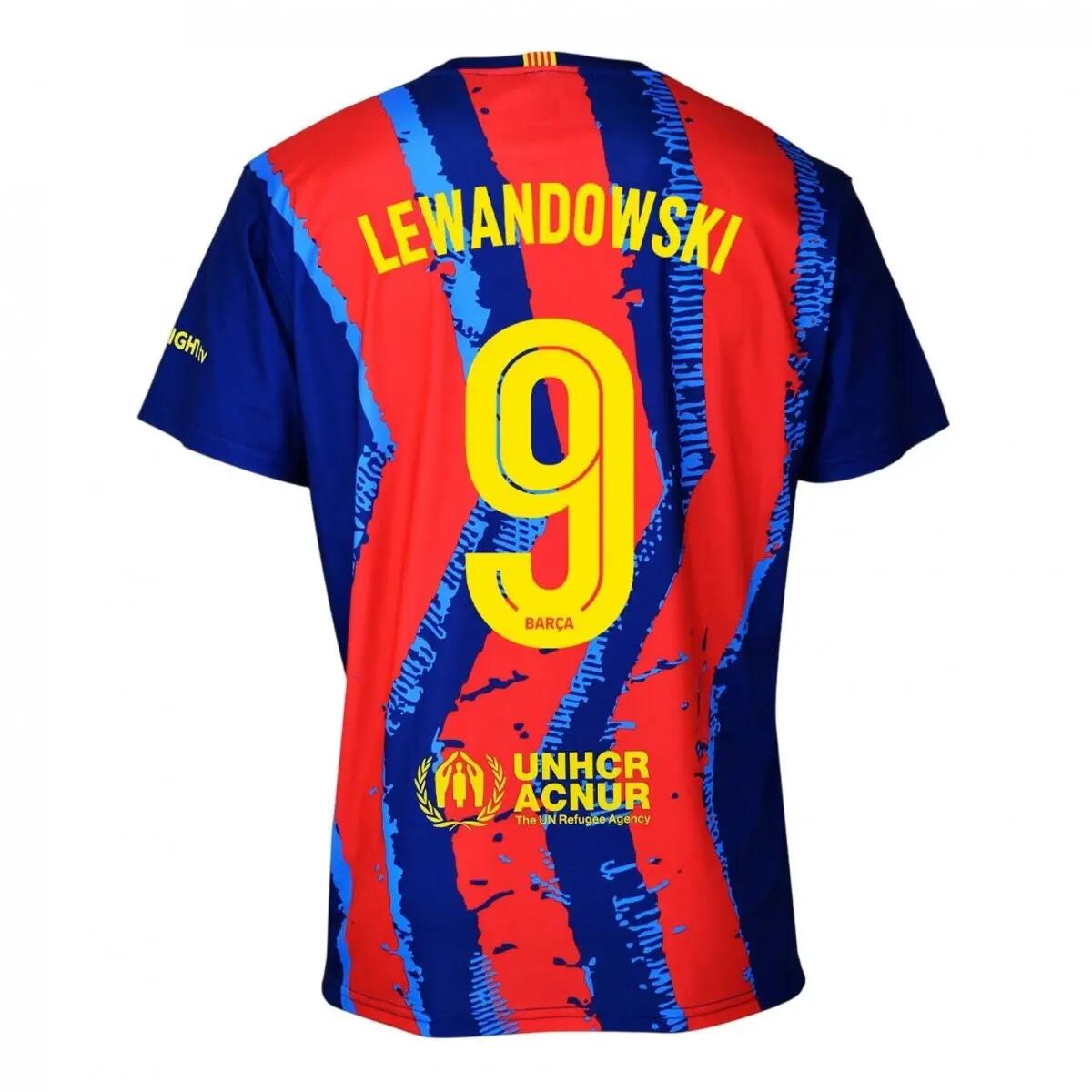 FC Barcelona Robert Lewandowski komplet koszulka spodenki junior box 2025/26 3/3