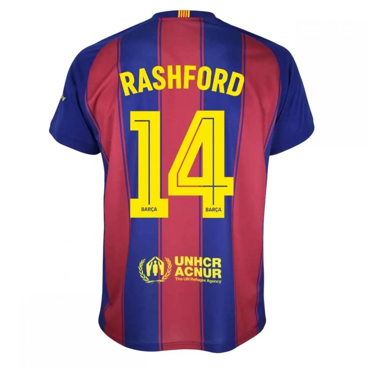 FC Barcelona Rashford komplet koszulka spodenki junior box 2025/26 3/5