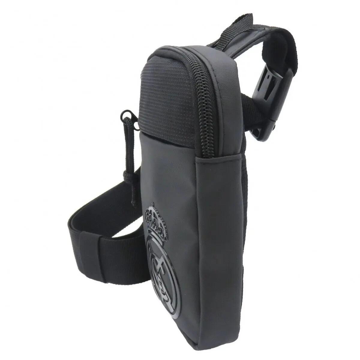 Real Madrid Bandolera Cross Body Pequeña Negra 3/5
