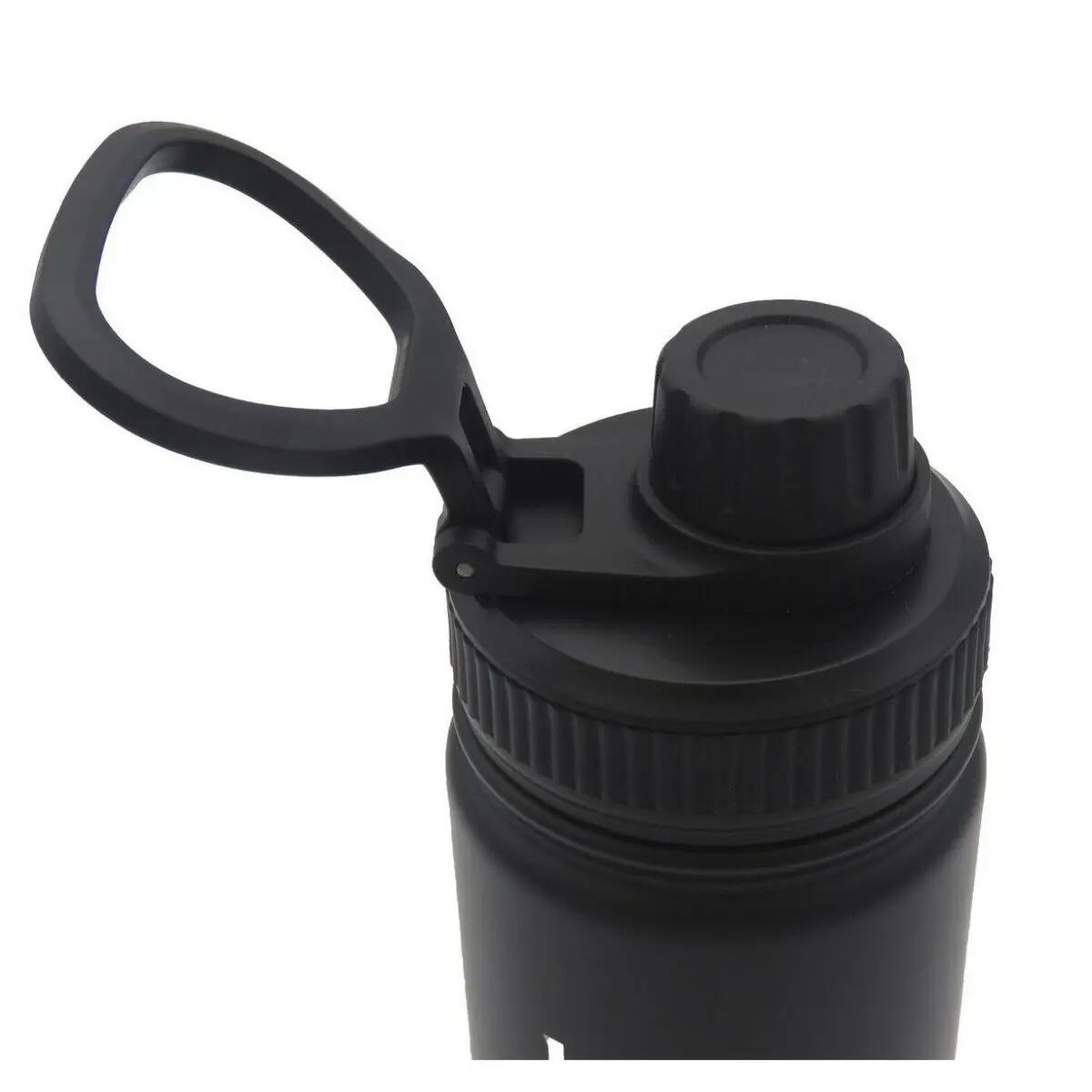 Real Madrid Botella De Acero Inoxidable Negra 750 ML 2/4
