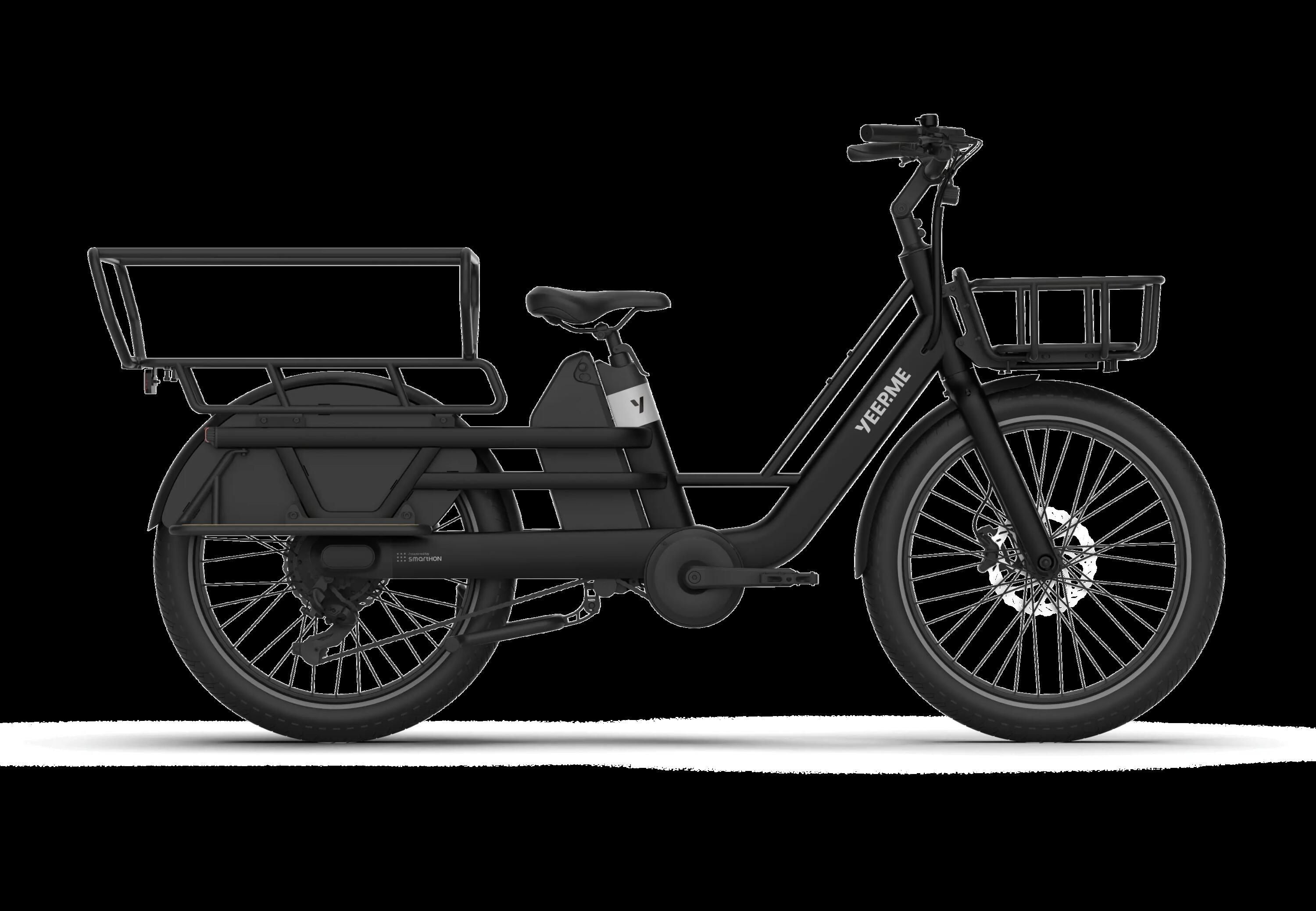 Elektrische Bakfiets Longtail volwassenen stads 75Nm 150km DAY CARGO 3 Pro Zwart 1/15