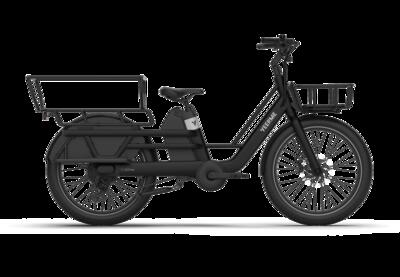 Elektrische bakfiets longtail volwassenen stads 75nm 120km day cargo 3 zwart