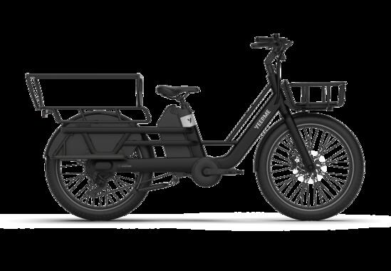 Vélo cargo Longtail électrique adulte urbain 75Nm 150km DAY CARGO 3 Pro Noir