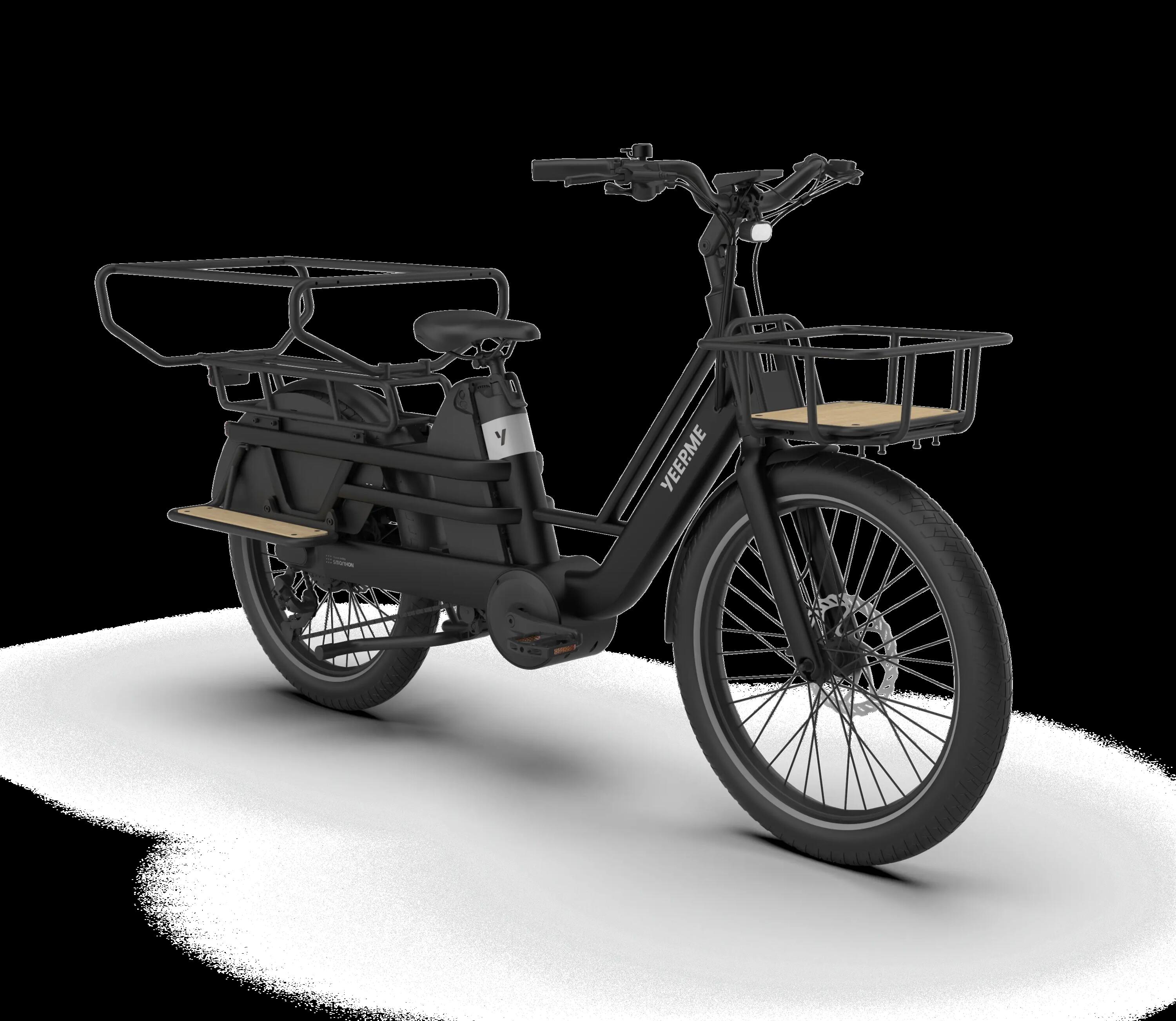 Elektrische Bakfiets Longtail volwassenen stads 75Nm 150km DAY CARGO 3 Pro Zwart 2/15