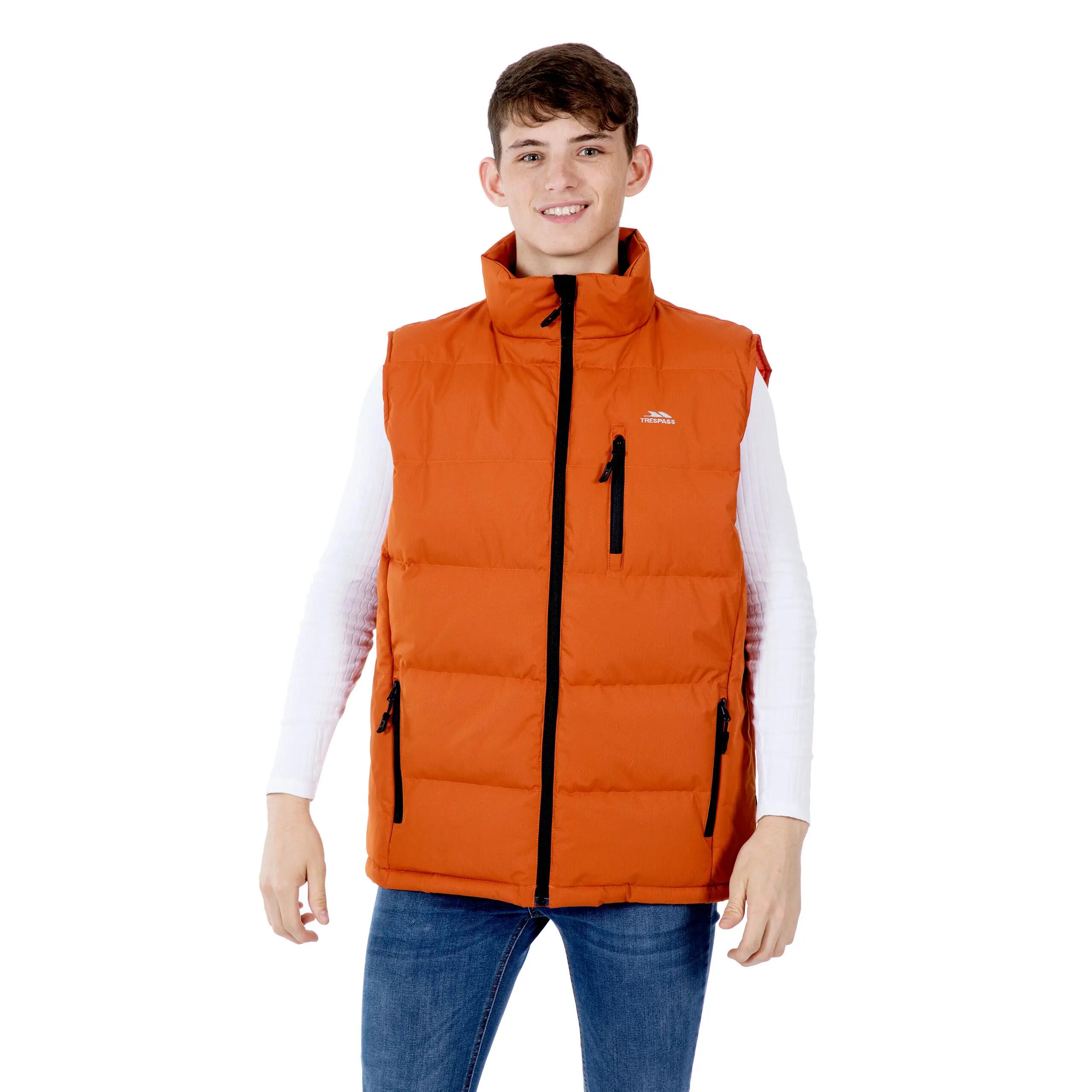 Trespass Clasp - Gilet imbottito da uomo arancione bruciato 3/5