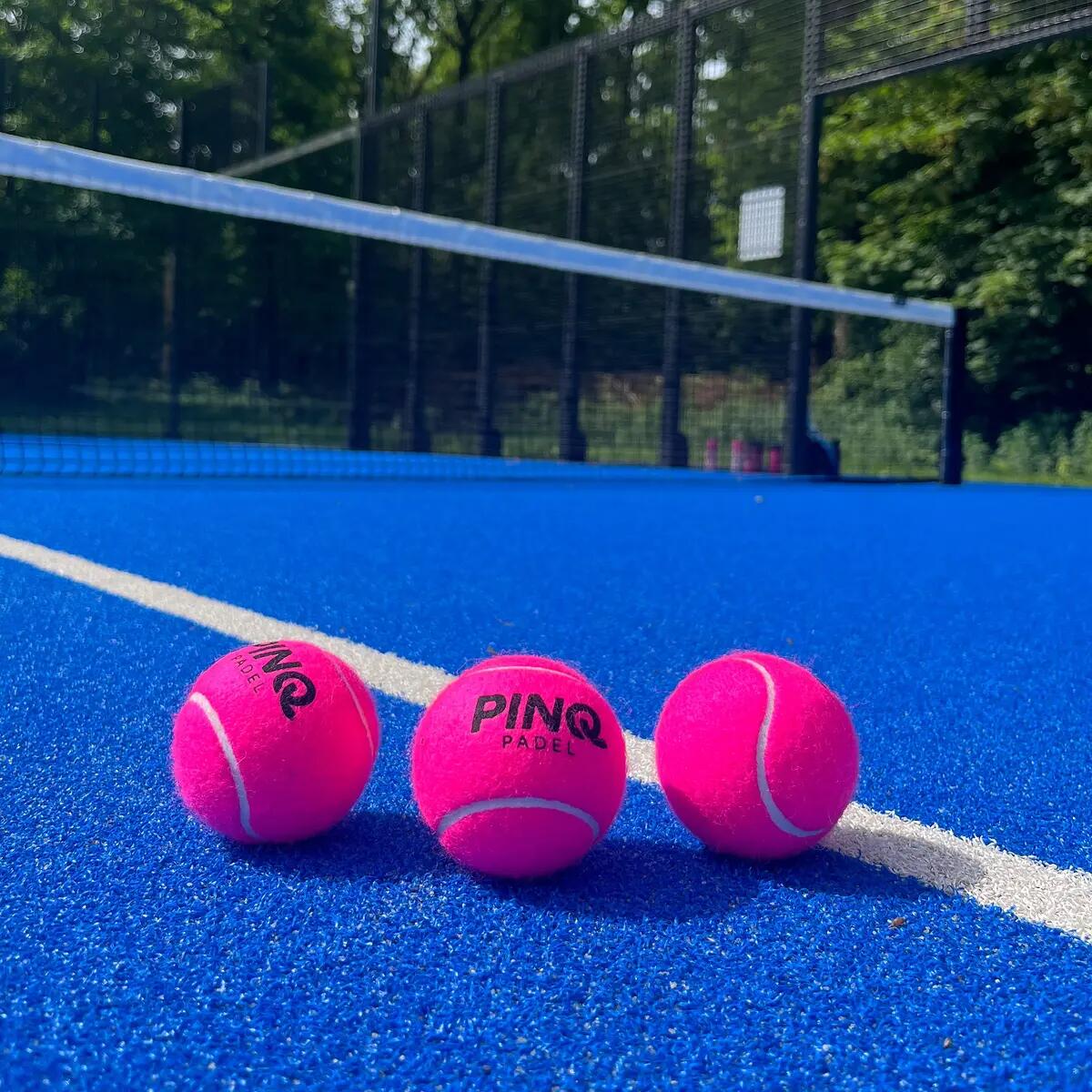 Rosa Padelbälle - 3er-Pack (9 Stück) 3/6