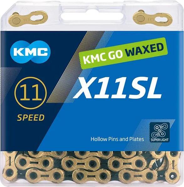 KMC X11SL Gewaxte ketting 11S Ti-N Goud Zwart 2/7