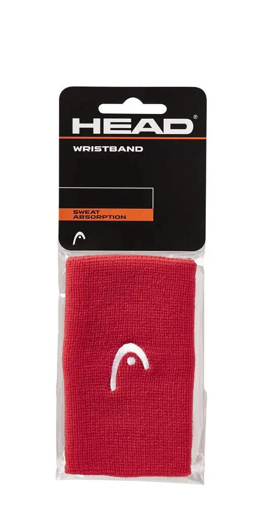 5" Schweissband Rot 2/3
