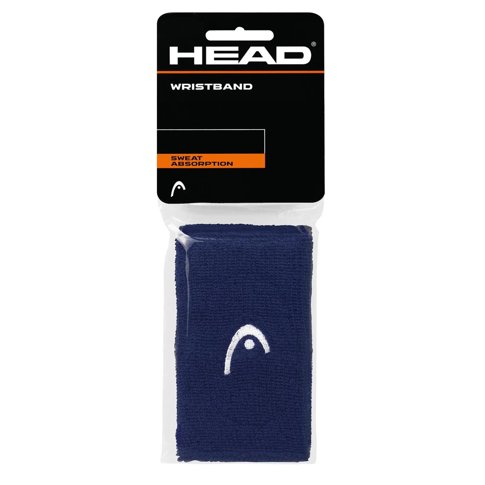 5" sweatband dark blue 2/3