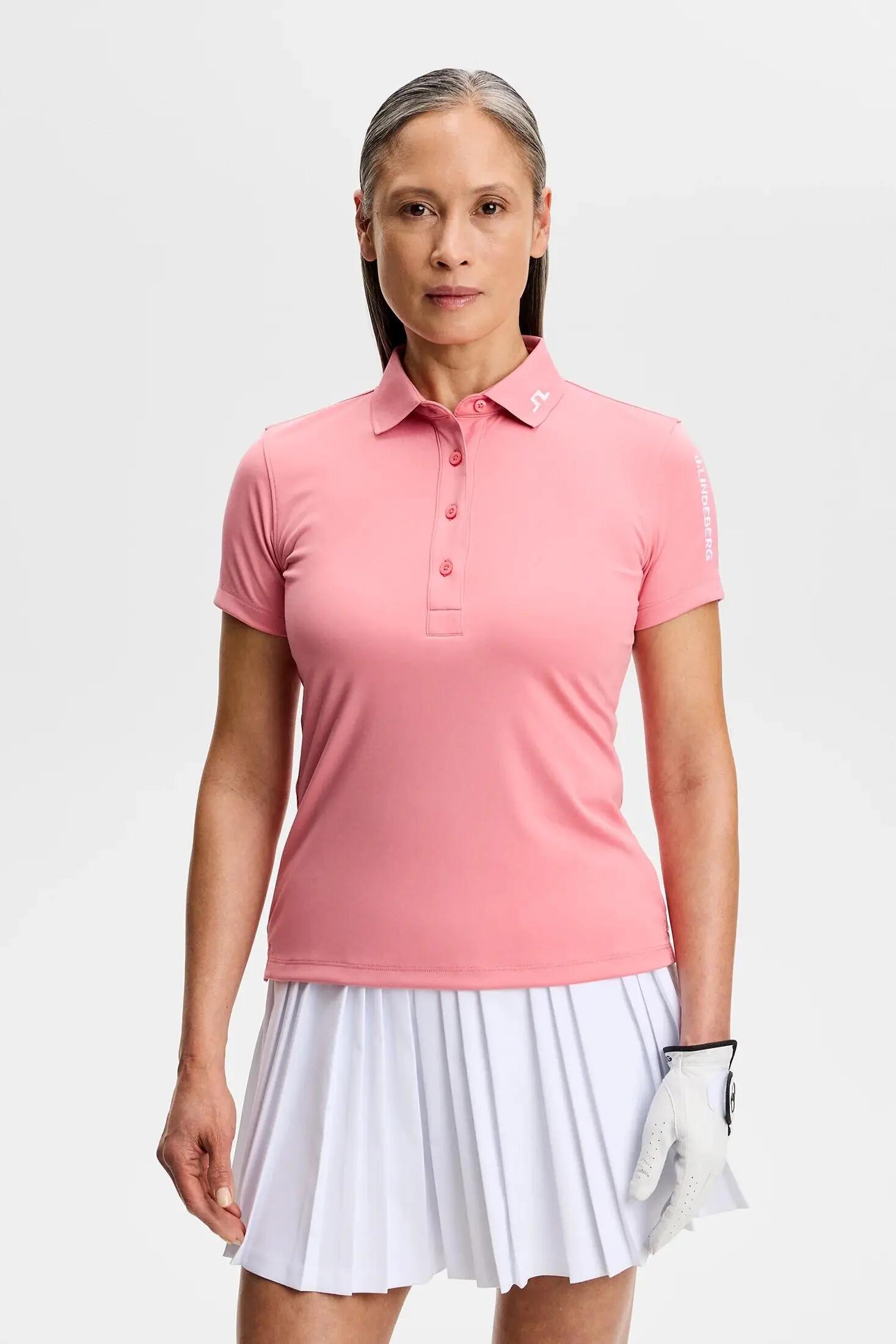 Tour Tech Polo Damen Flamingo Plume 5/6
