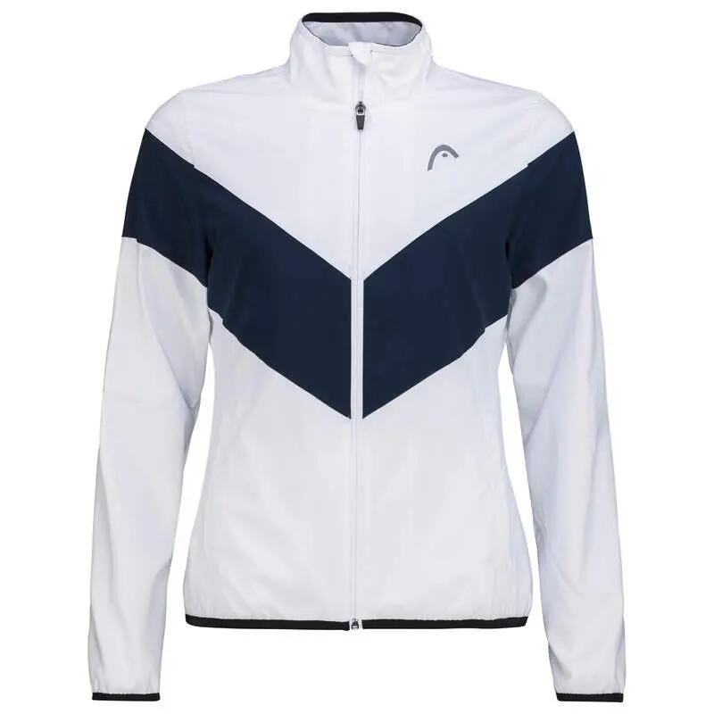 Club Jacket W weiss/Navy 1/4