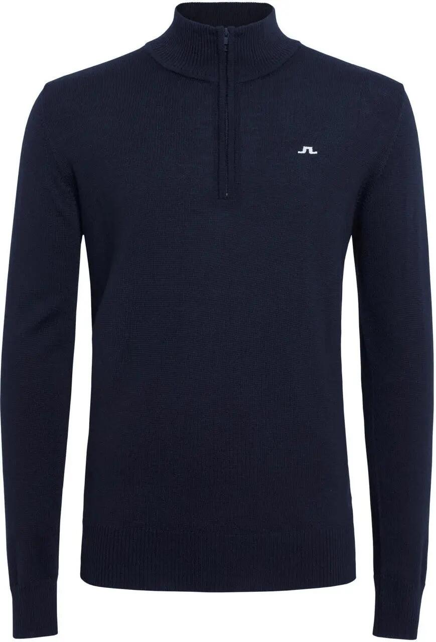 Pull zippé en maille Kian  homme, bleu marine 5/6
