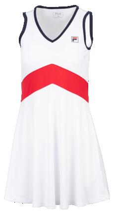 Robe tennis Fila Gloria blanche 100% polyester recyclé BODYDRY®