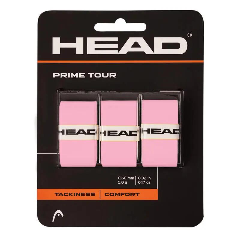 Head Prime Tour 3Pack Pink Tennis Overgrips Head Prime Tour 3Pack 2/3