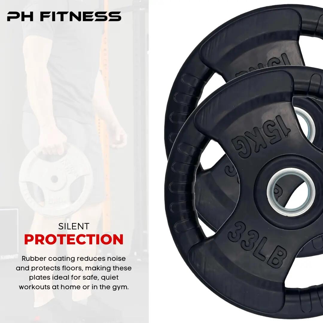 Dischi olimpici Tri Handle 50 mm | PH Fitness 6/9
