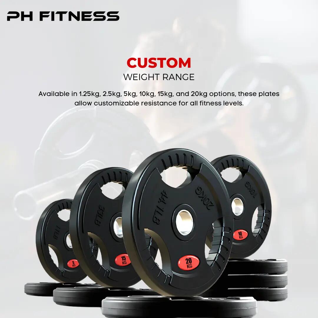 Dischi olimpici Tri Handle 50 mm | PH Fitness 3/9