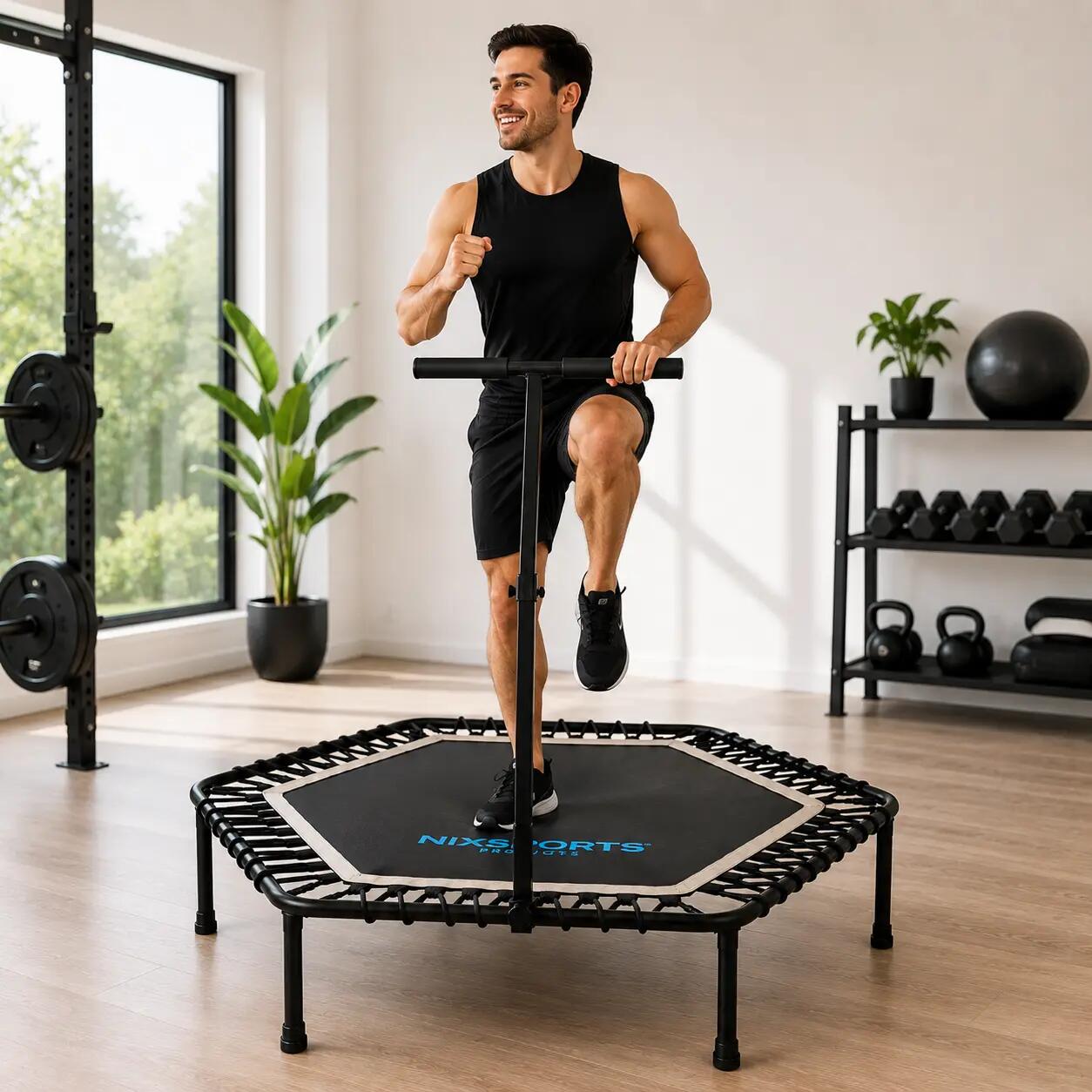 Tappeto elastico fitness 3 in 1 pieghevole 3/7
