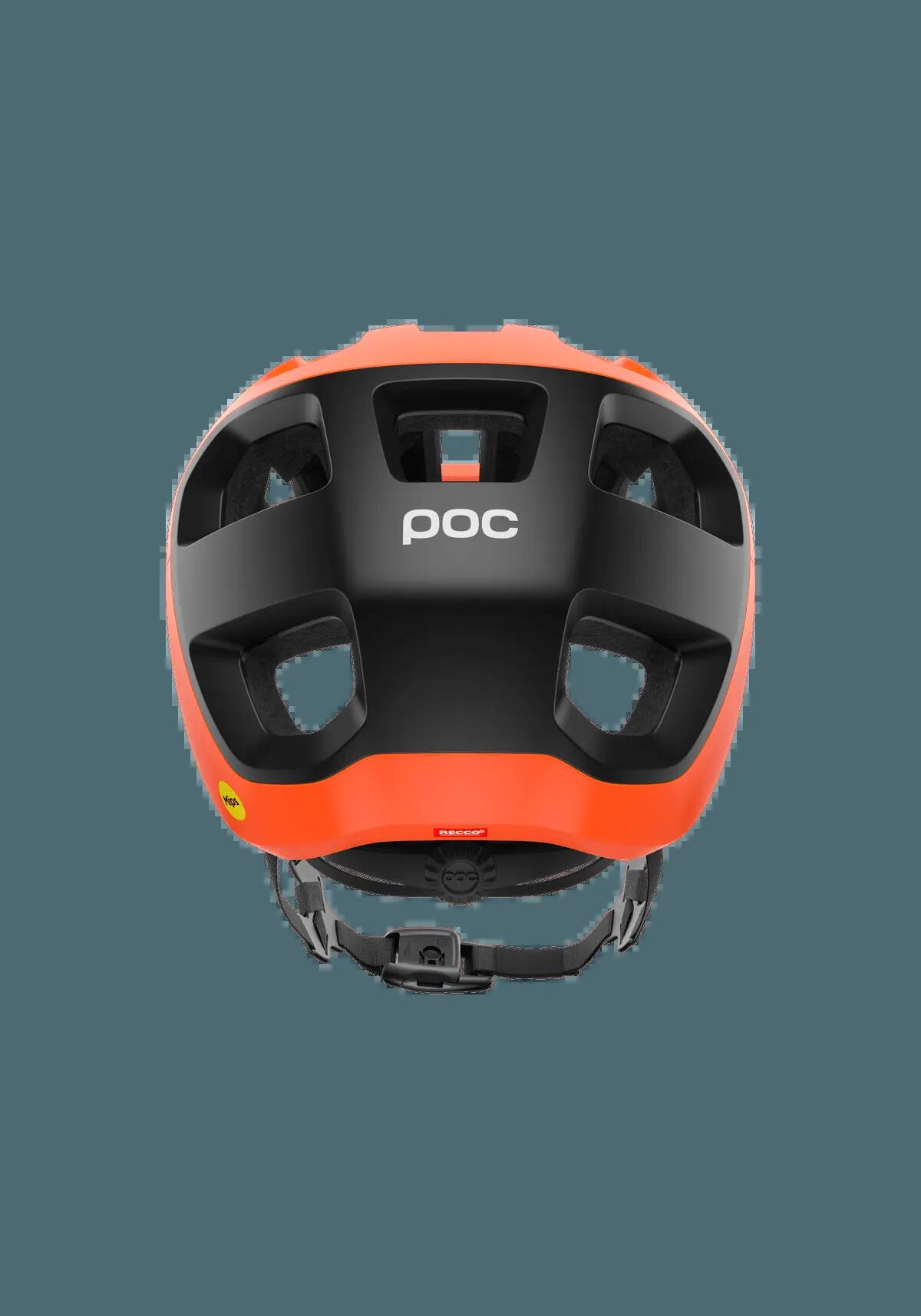 POC POC Fahrradhelm Cularis MTB Fluorescent Orange Matt / Uranium Black Matt 4/4