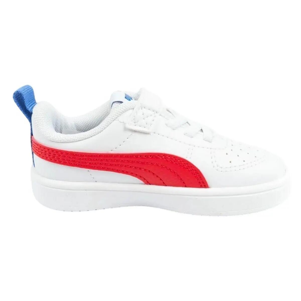 Ténis Rickie para crianças e jovens (Branco / Vermelho) 4/10