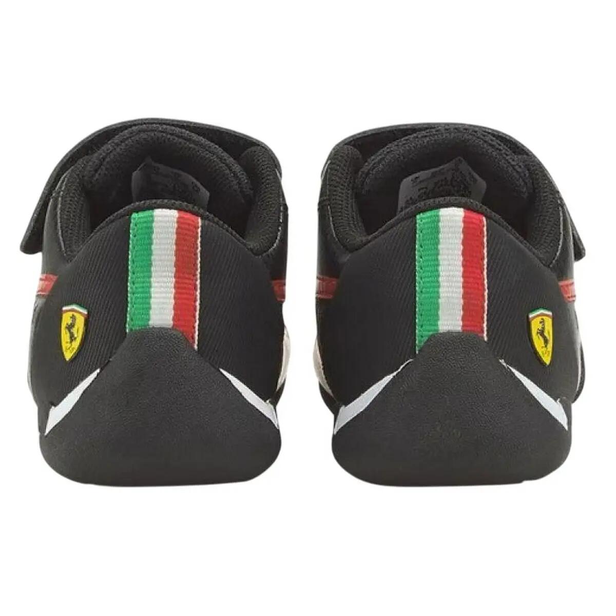 Scarpe Sportive Bambini Puma Race Nero Rosso 2/6