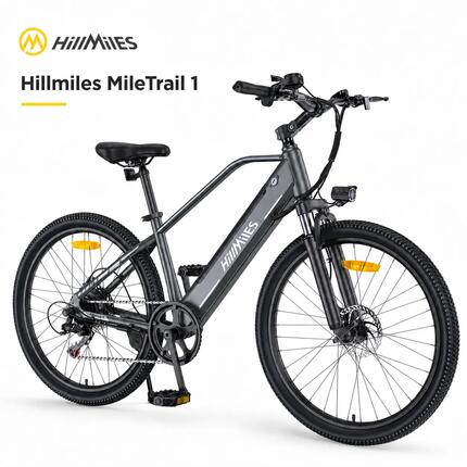 Vélo de ville électrique HillMiles MileTrail 1 250W 468Wh 26-pouces