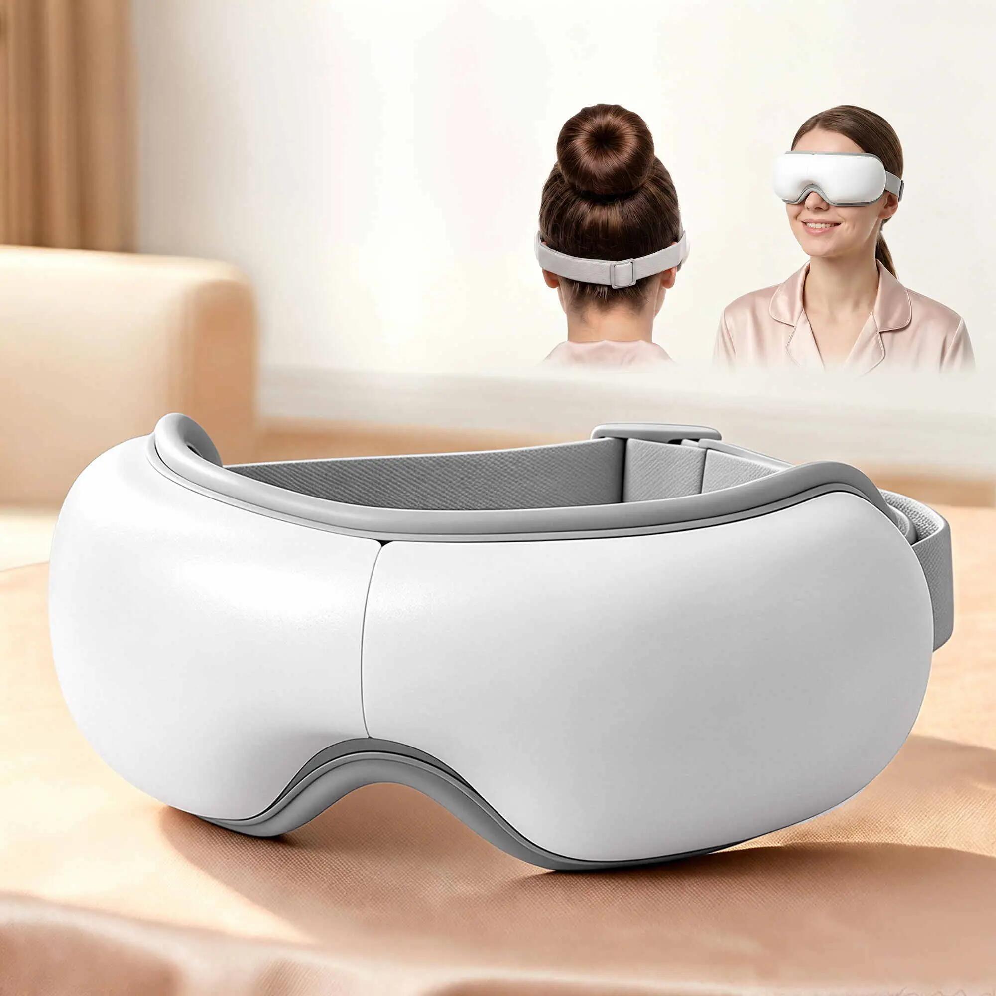 Livemor  Eye Massager with Heat & Vibration | 180° Foldable Electric Eye Heat Ma